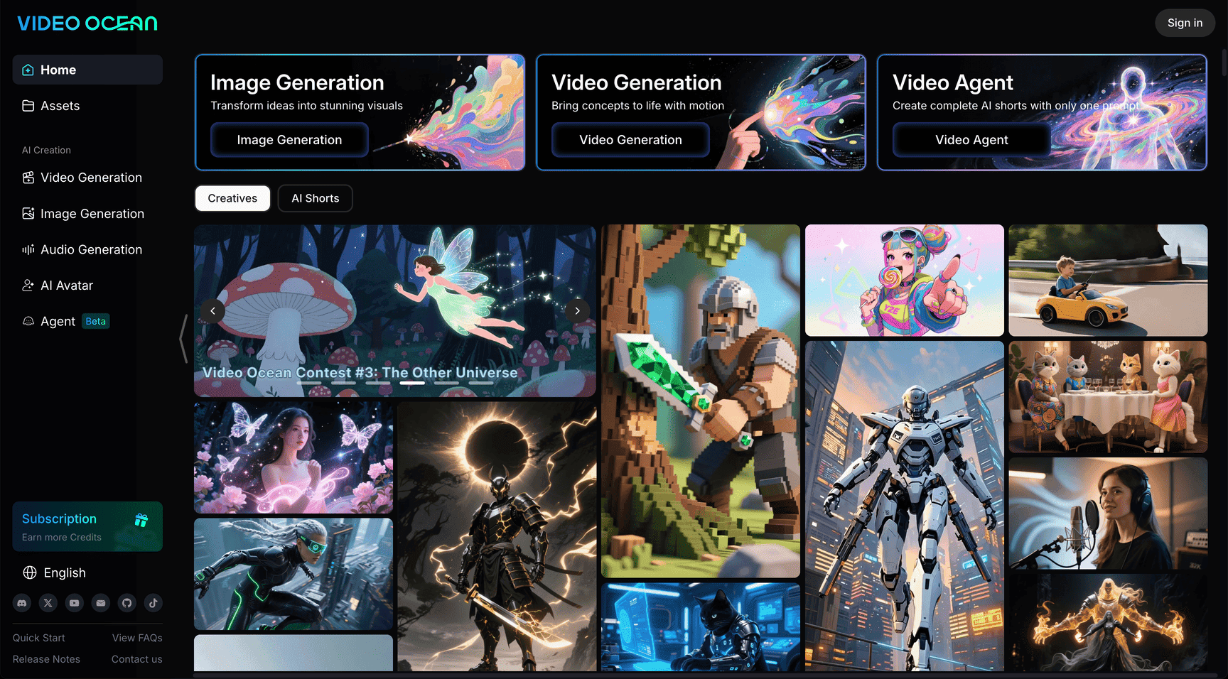 Video-Ocean [![Video Ocean v2.0 – #1 Product of the Day (Apr 12, 2025)](https://img.shields.io/badge/Product%20Hunt-%231%20of%20the%20Day-ff6154?logo=producthunt&logoColor=white)](https://www.producthunt.com/products/video-ocean-v2-0)